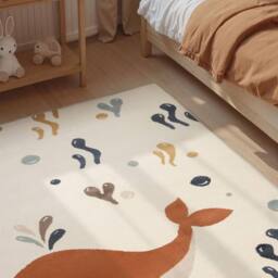 THE RUGS Adventures Kids Rug Moby Cream Multicolour Kids Bedroom Rug - Size: 200 cm x 290 cm - thumbnail 2
