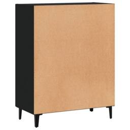 Berkfield Home Sideboard Black 69.5x34x90 cm Engineered Wood - thumbnail 8