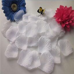 Shatchi 1000pcs White Silk Rose Petals Wedding Mothers Day Wedding Confetti Anniversary Table Decorations - thumbnail 5
