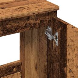 Berkfield Home Sink Cabinet Old Wood 58x33x60 cm Engineered Wood in Brown - Size: 58 x 33 x 60 cm - thumbnail 8