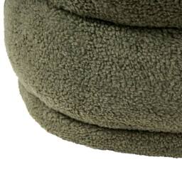 Wyld and Coco Bouclé Green Upholstered Bed Bench Stool - thumbnail 6