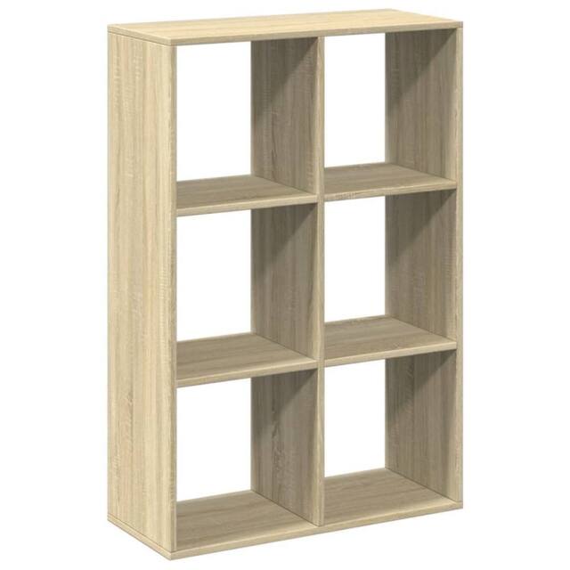 Berkfield Home Room Divider Bookcase Sonoma Oak 69.5x29x103.5 cm Engineered Wood in Light Brown - image 1