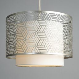 ValueLights Eugene Grey Ceiling Pendant Shade - thumbnail 2