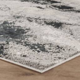 Desire Rugs Elysium Modern Abstract Action Area Rug Metallic Sheen- Mist in Grey - Size: 200 cm x 290 cm - thumbnail 4