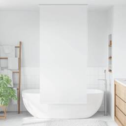 Berkfield Home Shower Roller Blind 120x240 cm White - thumbnail 2