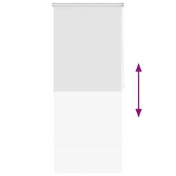 Berkfield Home Shower Roller Blind 120x240 cm White - thumbnail 5
