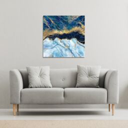 Benjamin Tate Design Stone texture (Canvas Print) / 61 x 61 x 4cm in Natural - Size: 61 x 61 x 4 cm - thumbnail 1