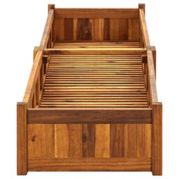 Berkfield Home Garden Raised Bed Acacia Wood 200x50x25 cm in Brown - Size: 200 x 50 x 25 cm - thumbnail 3