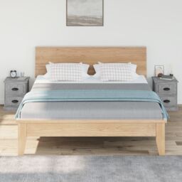 Berkfield Home Bedside Cabinets 2 pcs Concrete Grey 39x39x47.5 cm Engineered Wood - thumbnail 3