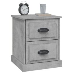 Berkfield Home Bedside Cabinets 2 pcs Concrete Grey 39x39x47.5 cm Engineered Wood - thumbnail 5