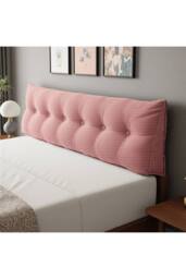 Living and Home Wedge Headboard Pillow with Removable Cover in Pink - Size: Medium - thumbnail 8