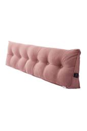 Living and Home Wedge Headboard Pillow with Removable Cover in Pink - Size: Medium - thumbnail 4