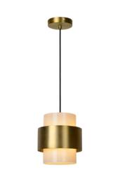 Lucide 'FIRMIN' Dimmable Adjustable Height Stylish Indoor Pendant Light 1xE27 in Gold