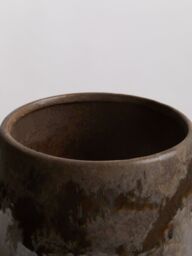 Orsina Indoor Planter, Stoneware Flower Pot with Earthy Elegance, Modern Plant Pot for Decor Plants in Brown - thumbnail 5