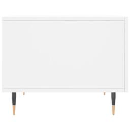 Berkfield Home Decorative Coffee Table White 50x50x40 cm Engineered Wood - Size: 50 x 50 x 40 cm - thumbnail 7