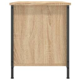 Berkfield Home TV Cabinet Sonoma Oak 80x40x50 cm Engineered Wood in Light Brown - Size: 80 x 40 x 50 cm - thumbnail 7