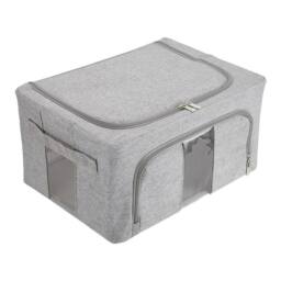 KORVIXA 66L(50*40*33cm) Grey Folding Storage Box