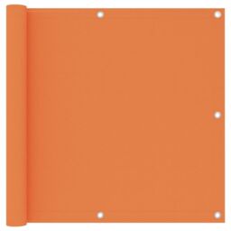 Berkfield Home Balcony Screen Orange 90x400 cm Oxford Fabric - thumbnail 1