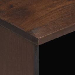 Berkfield Home Beautiful Bedside Cabinets 2 pcs 40x33x46 cm Solid Wood Mango in Brown - Size: 40 x 33 x 46 cm - thumbnail 7