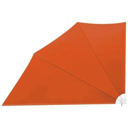 Berkfield Home Collapsible Balcony Side Awning Terracotta 160x240 cm in Orange - thumbnail 2
