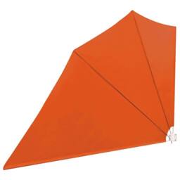 Berkfield Home Collapsible Balcony Side Awning Terracotta 160x240 cm in Orange - thumbnail 3