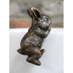 Gifts Direct 2 U Standing Hare Pot Hanger Decoration in Bronze - thumbnail 3