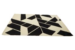 Orsina Bosie Milana Large Geometric Rug in White - Size: 100 cm diameter - thumbnail 2