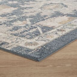 Desire Rugs Maia Washable Lagoon Floral Traditional Area Rug Non-Slip Living Room in Navy - Size: 200 cm x 300 cm - thumbnail 4