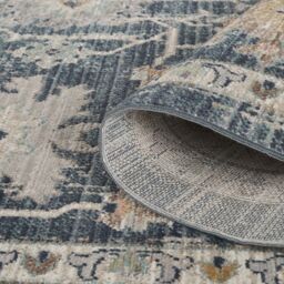Desire Rugs Maia Washable Lagoon Floral Traditional Area Rug Non-Slip Living Room in Navy - Size: 200 cm x 300 cm - thumbnail 3