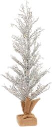 Shatchi Pre-Lit Battery Operated or USB Christmas Tree Indoor Warm White Lights Decorations Large 24 Inch 61cm - thumbnail 5