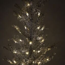 Shatchi Pre-Lit Battery Operated or USB Christmas Tree Indoor Warm White Lights Decorations Large 24 Inch 61cm - thumbnail 4