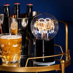 Signography LED Neon Lamp - Drink Up in Black - thumbnail 1