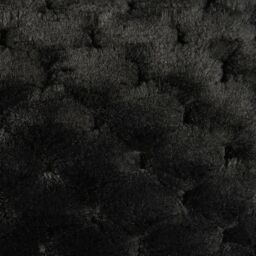 OHS 2 Pack Soft Jumbo Waffle Fur Decorative Square Cushion Covers in Black - Size: 45 cm x 45 cm - thumbnail 6