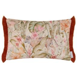 Voyage Maison Tropical Utopia Printed Velvet Cushion - Size: 40 cm x 60 cm - thumbnail 2