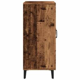 Berkfield Home Sideboard Old Wood 90x34x80 cm Engineered Wood in Brown - Size: 90 x 34 x 80 cm - thumbnail 6