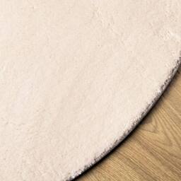 Berkfield Home Rug HUARTE Short Pile Soft & Washable Beige √ò 80 cm - Size: Medium - thumbnail 4