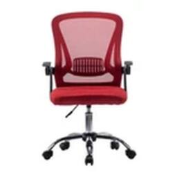 Kelvenix Mesh Desk Chair Ergonomic Lumbar Support Computer Chair in Red - thumbnail 4