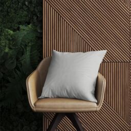 Warren Reed - Designer Pastel Grey Outdoor Cushion - Size: 45 cm x 45 cm - thumbnail 2