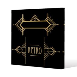 Benjamin Tate Design Art Deco Retro (Canvas Print) / 46 x 46 x 4cm in Natural - Size: 46 x 46 x 4 cm - thumbnail 1