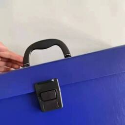 FLAVORA Blue 13 Pocket Expanding A4 Box File Organiser Paper Documents - Size: 100 cm x 15 cm - thumbnail 4