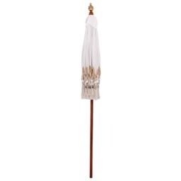 Berkfield Home Manual Cream 180-190 cm Cotton fabrics & Wood & Bamboo - thumbnail 4