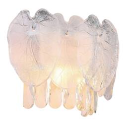 Netlighting Benjamin Wall Lamp Chrome K5 Crystals Satined 2x E14 in Silver