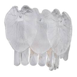 Netlighting Benjamin Wall Lamp Chrome K5 Crystals Satined 2x E14 in Silver - thumbnail 2