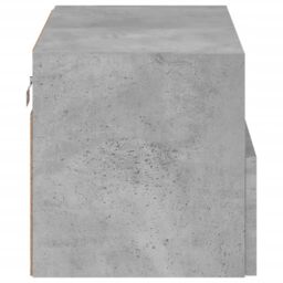 Berkfield Home TV Wall Cabinet Concrete Grey 60x30x30 cm Engineered Wood - Size: 60 x 30 x 30 cm - thumbnail 9