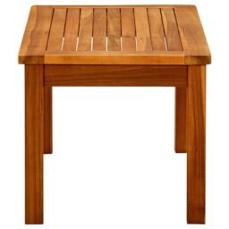 Berkfield Home Garden Coffee Table 70x40x36 cm Solid Acacia Wood in Brown - Size: 70 x 40 x 36 cm - thumbnail 3