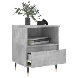Berkfield Home Bedside Cabinets 2 pcs Concrete Grey 40x35x50 cm Engineered Wood - Size: 40 x 35 x 50 cm - thumbnail 4