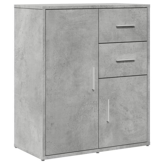 Berkfield Home Sideboard Concrete Grey 60x31x70 cm Engineered Wood - Size: 60 x 31 x 70 cm - image 1