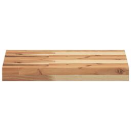 Berkfield Home Floating Shelf 40x30x4 cm Oil Finished Solid Wood Acacia in Brown - Size: 40 x 30 x 4 cm - thumbnail 4