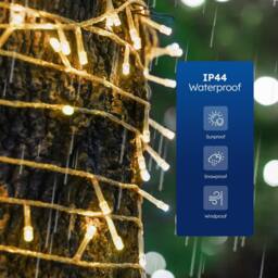 Desiretech Outdoor & Garden Lights, LED Waterproof Plug-in String Lights 30 M in Warm White - thumbnail 4