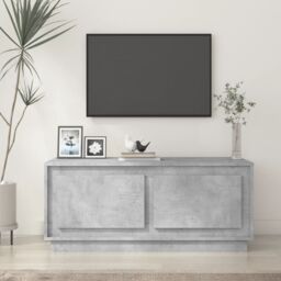 Berkfield Home Coffee Table Concrete Grey 102x50x44 cm Engineered Wood - Size: 102 x 50 x 44 cm - thumbnail 1